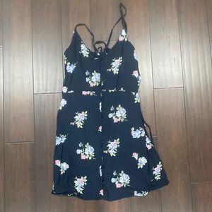 blue floral dress | SIZE: XL